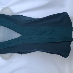 💙 3/$22 Loft Sleeveless Mixed Media Top